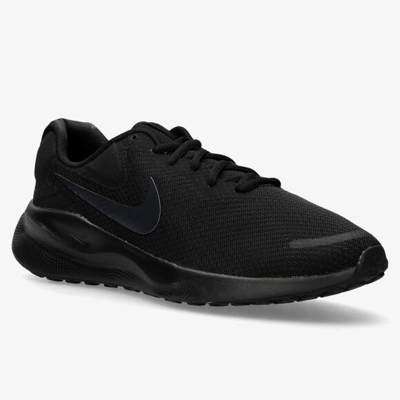 NWT Nike Revolution 7 Running Shoes - Black/Off Noir, Size 8 - Picture 1 of 3